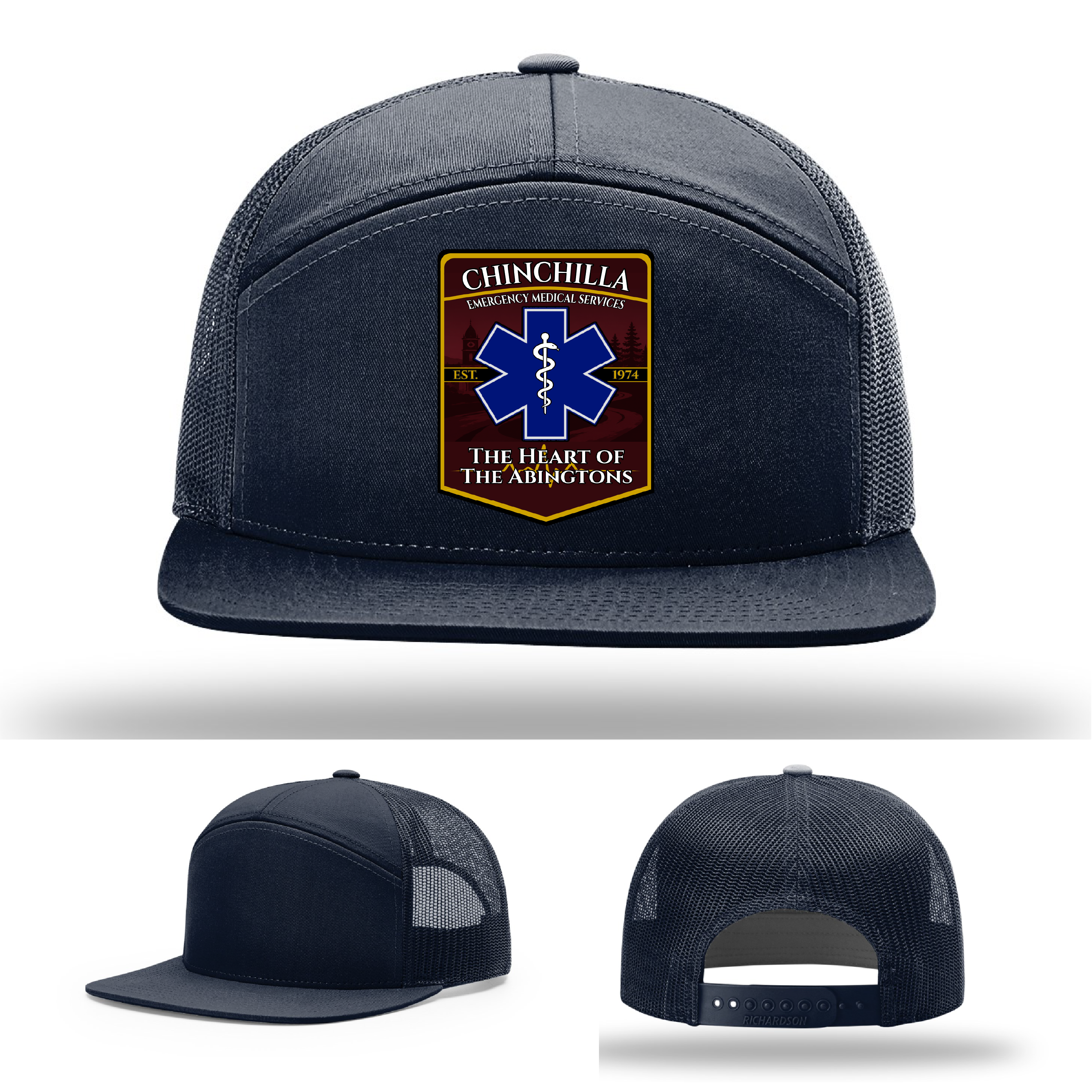 Chinchilla EMS Leather Patch Hat