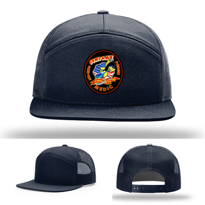 Richardson firefighter hat with Gwinnett fire patch on Richardson-style hat