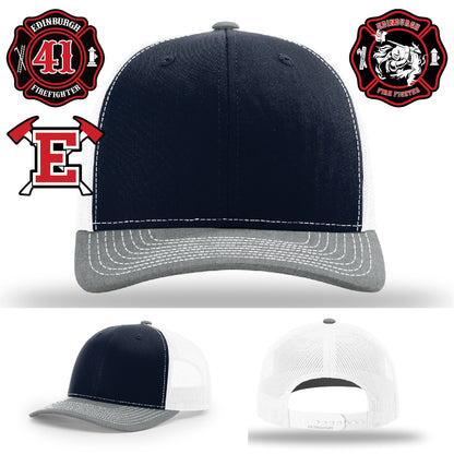 Custom station hat for Edinburgh Firefighters