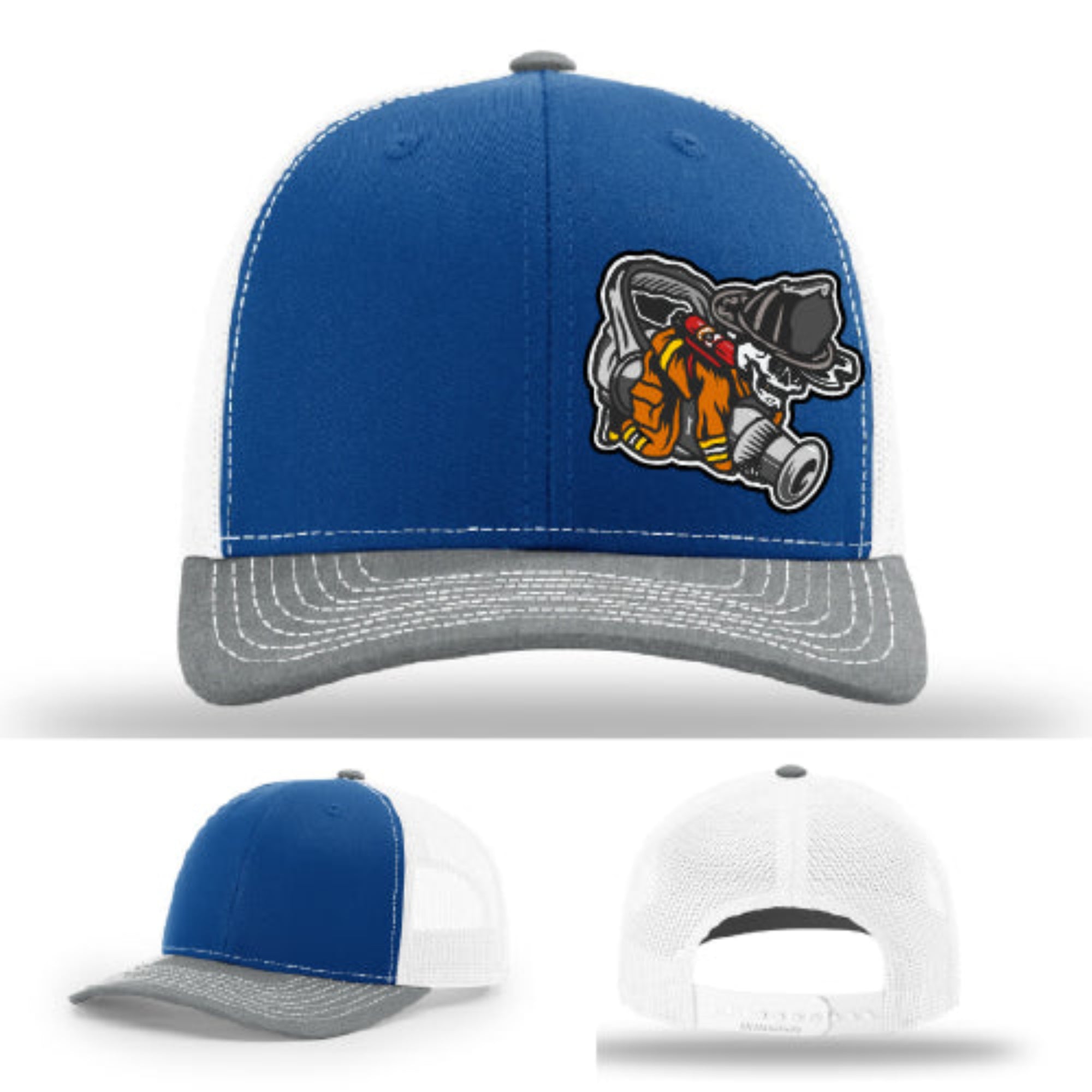 Firefighter lifestyle Richardson hat with fireman patch – made to match the culture of the job.