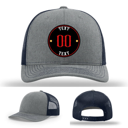Full color patch hats built for small businesses and crews