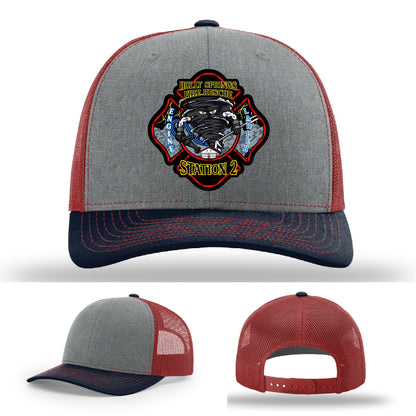 First responder station hat—Holly Springs Fire Station 2