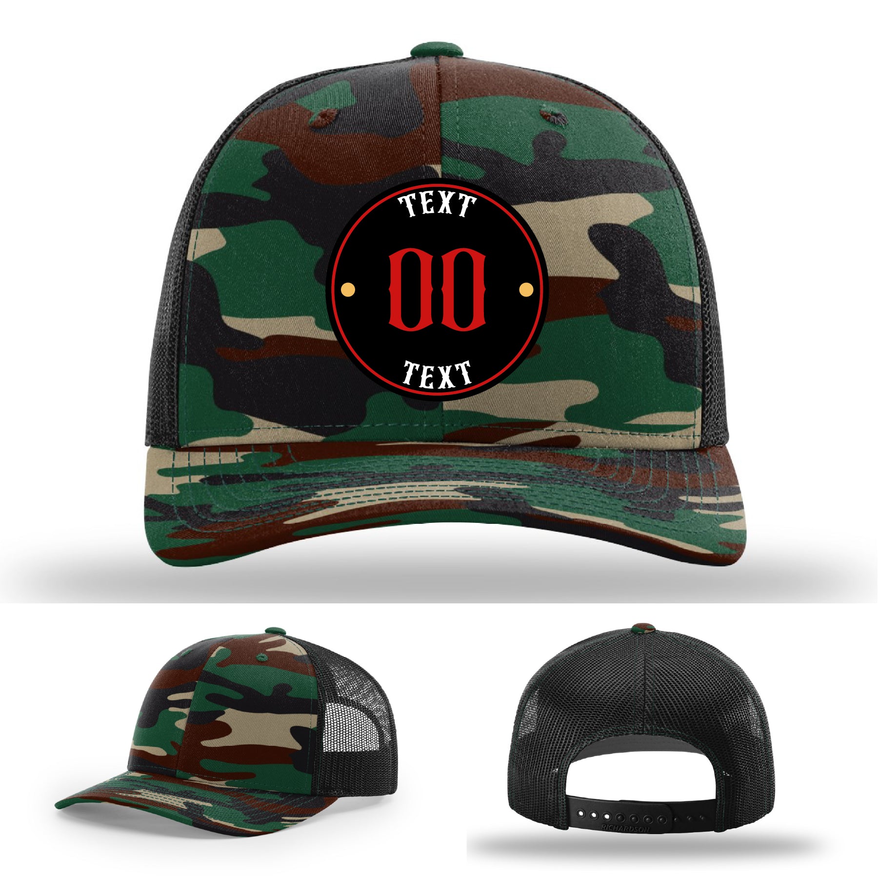 Upload your vector file for a premium patch hat