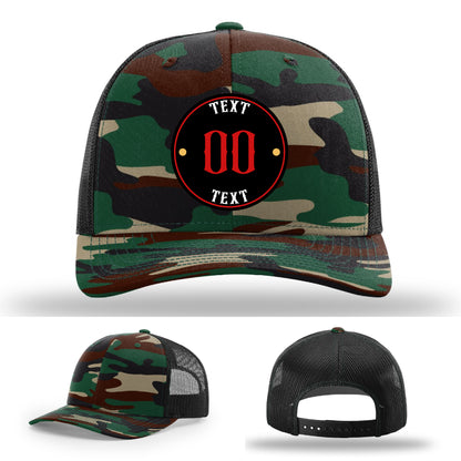 Upload your vector file for a premium patch hat