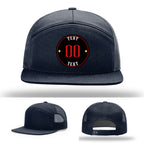 Make your logo pop with full color custom leather patch hats
