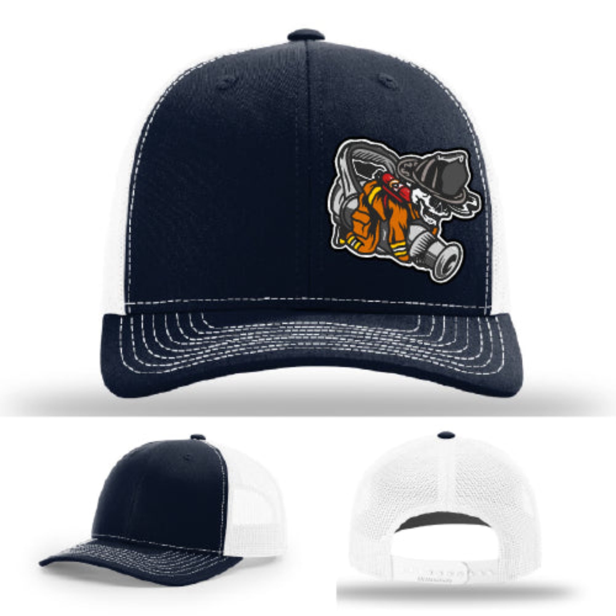 Firefighter lifestyle Richardson hat with fireman patch – a hat firemen actually want to wear.
