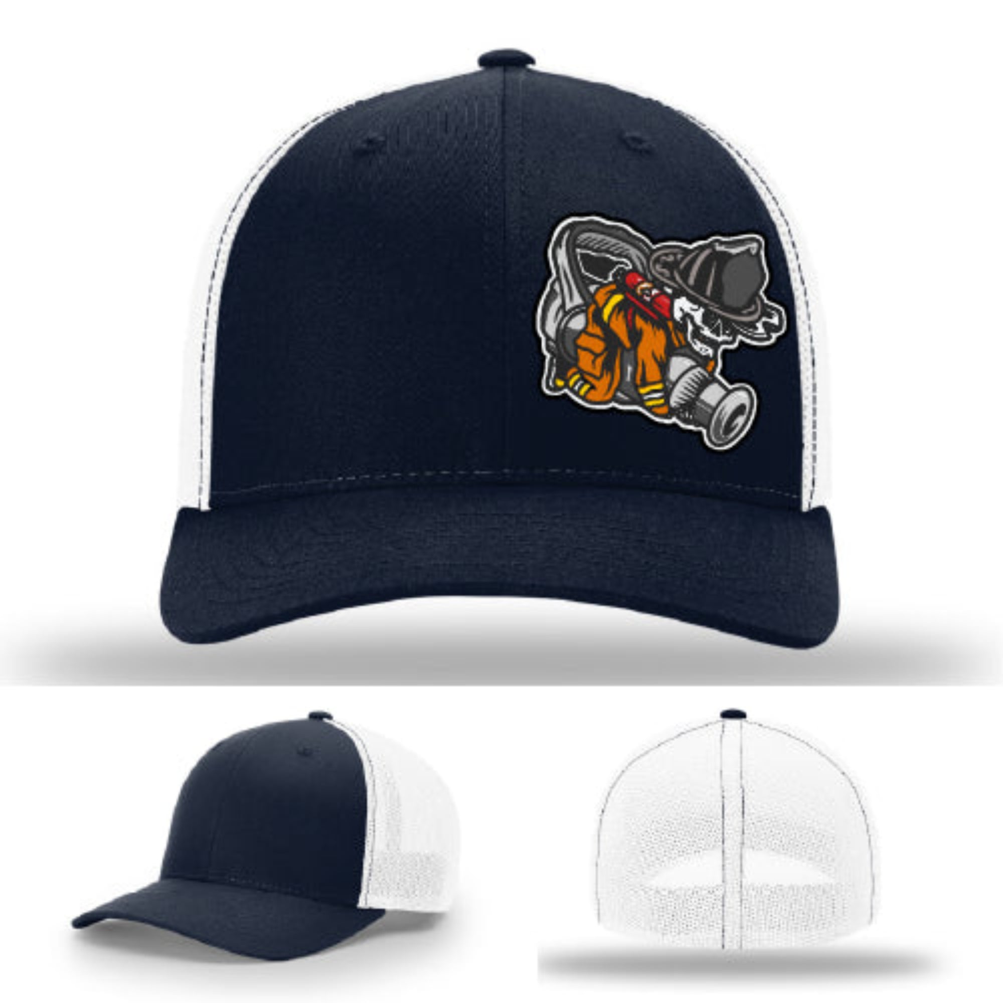 Firefighter lifestyle Richardson hat with fireman patch – gear made for the backstep mentality.