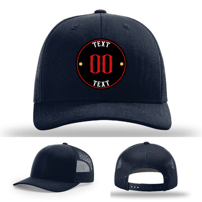 Design your own full color leather patch hat with ease
