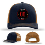 Eye-catching leather patch hat – full color customization