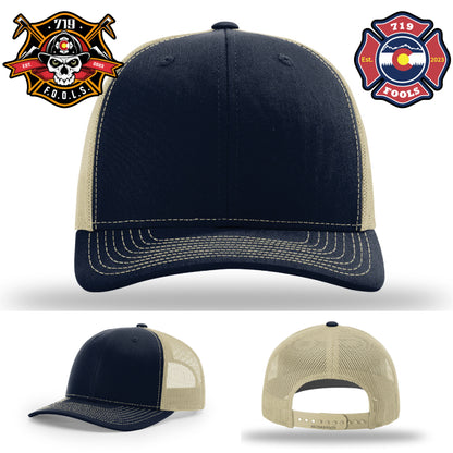 Custom firefighter look – 719 FOOLS leather patch on Richardson
