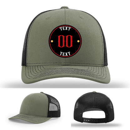 Custom hats with your brand logo in full color leather patches