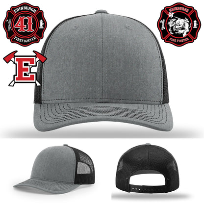 Custom hat for firefighters with department insignia