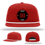 Create your own full color leather patch hat online