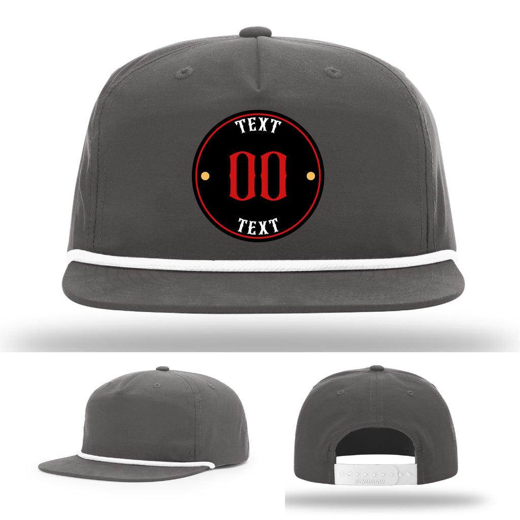 Business logo leather patch hat with premium customization