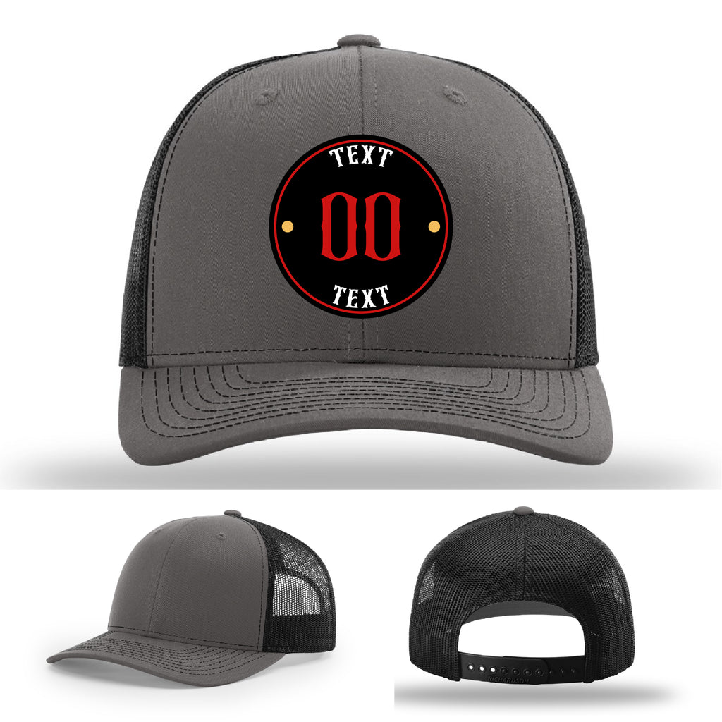 Make a statement with a custom leather patch hat