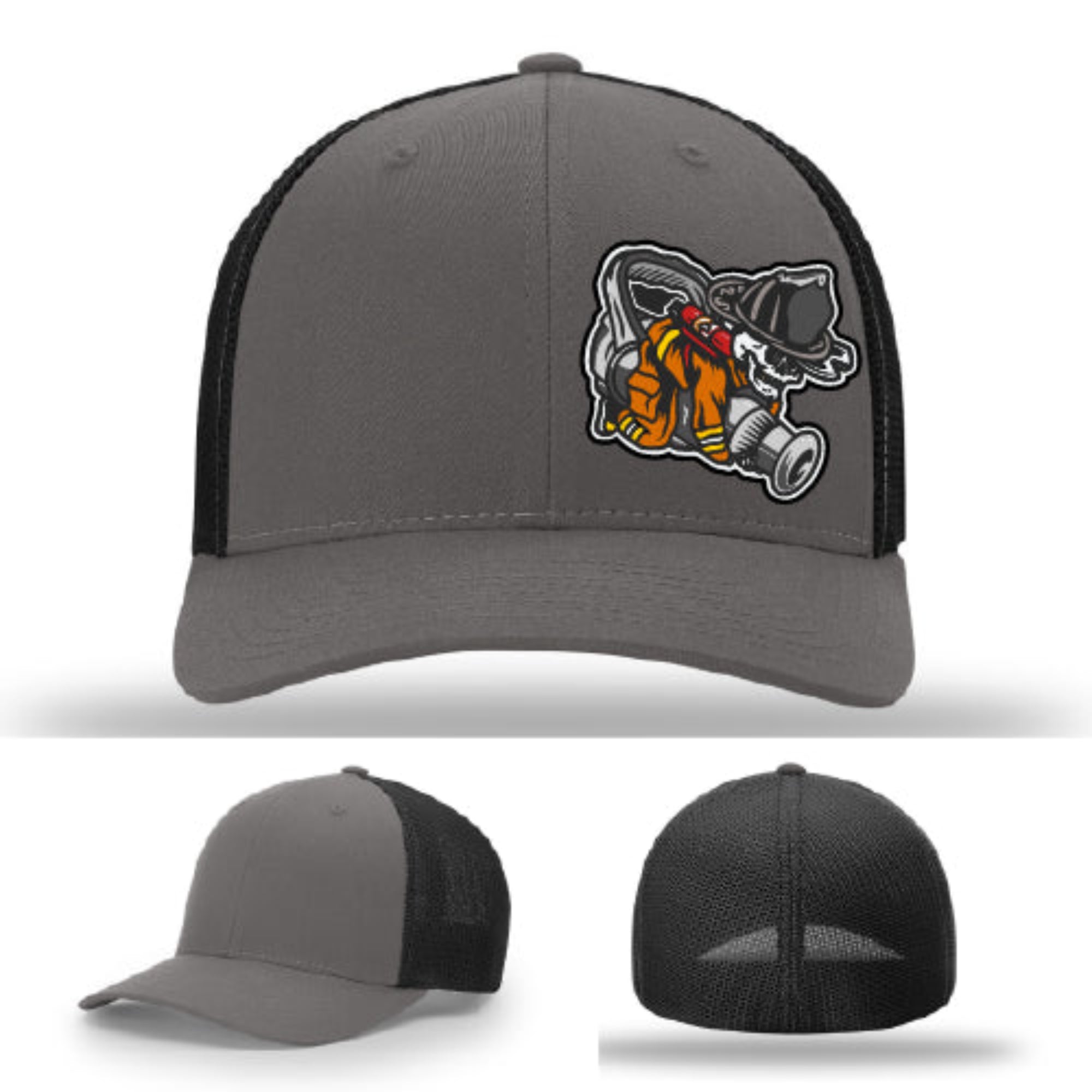 Firefighter lifestyle Richardson hat with fireman patch – shows off classic firefighter culture in patch form.