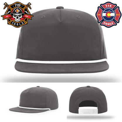 Fire department pride hat – 719 FOOLS patch on Richardson brand