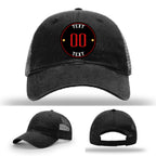 Personalized leather patch hats for teams, brands, or events