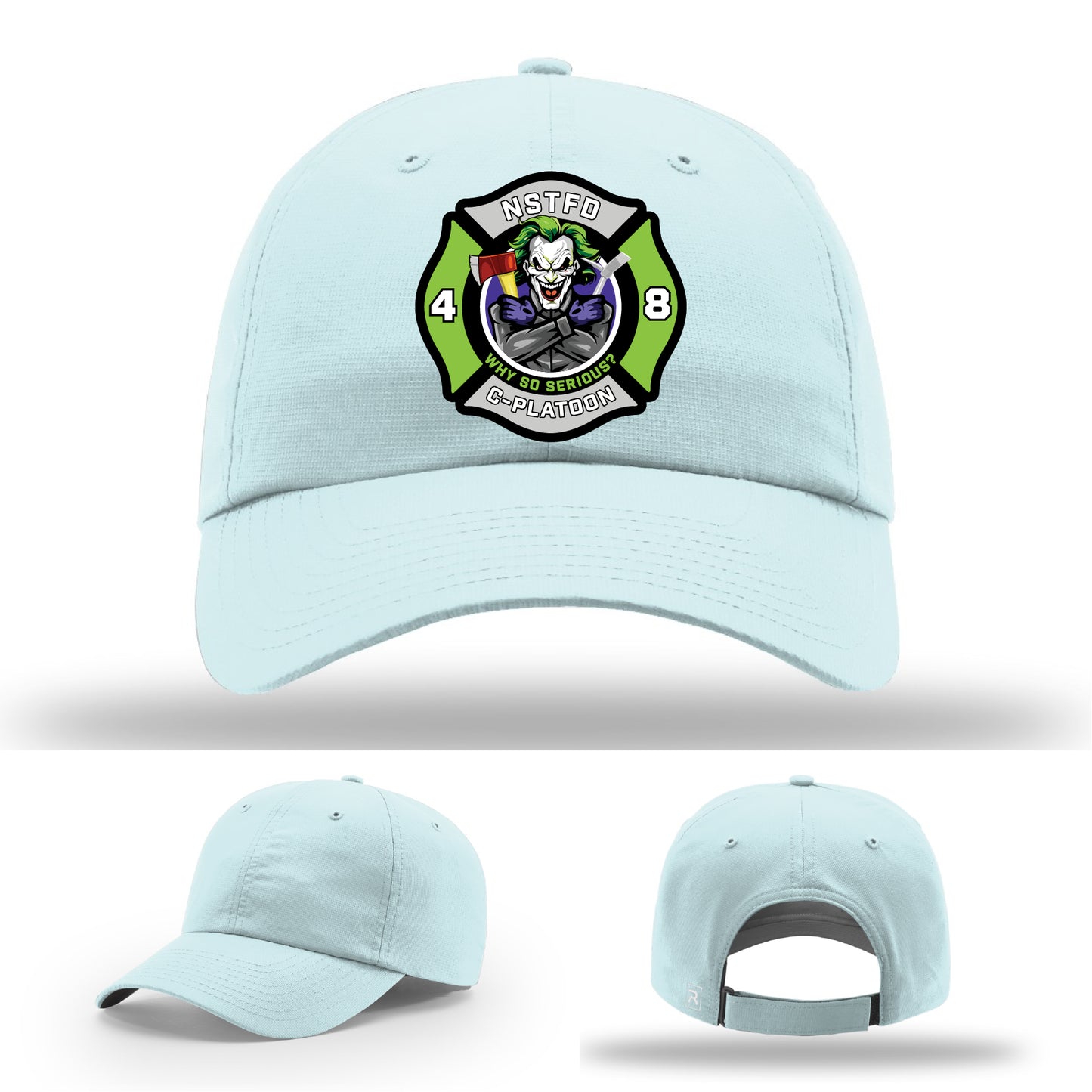 custom firehouse headwear supporting North Strabane Fire Department fire service