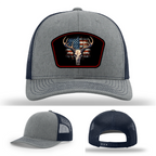 Patriotic Buck Leather Patch Hat Deer gallery view fourteen