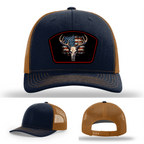 Patriotic Buck Leather Patch Hat Deer gallery view eight