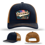 Support Blue Collar Leather Patch Hat gallery view nineteen