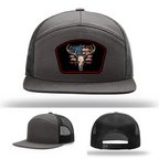 Patriotic Buck Leather Patch Hat Deer gallery view six
