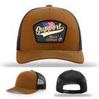 Support Blue Collar Leather Patch Hat gallery view six