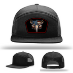 Patriotic Buck Leather Patch Hat Deer gallery view one