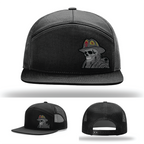 The Pipeman leather patch hat gallery view three