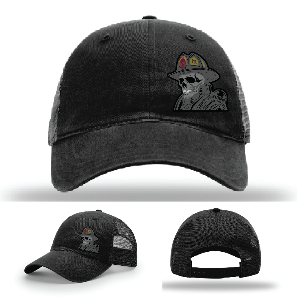 The Pipeman leather patch hat gallery view four