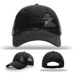 The Pipeman leather patch hat gallery view four