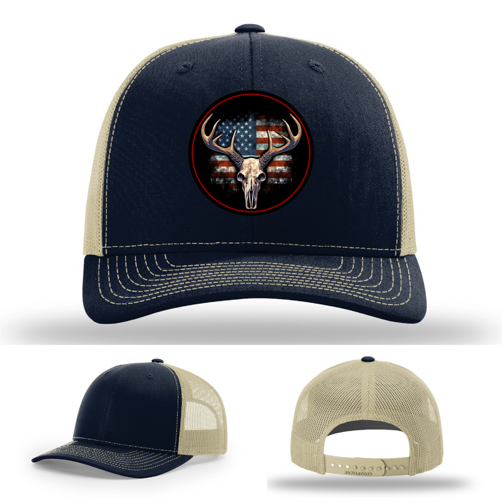 Patriotic Buck II Round Leather Patch gallery view twenty one