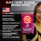 Black Cherry Bourbon Infused Coffee