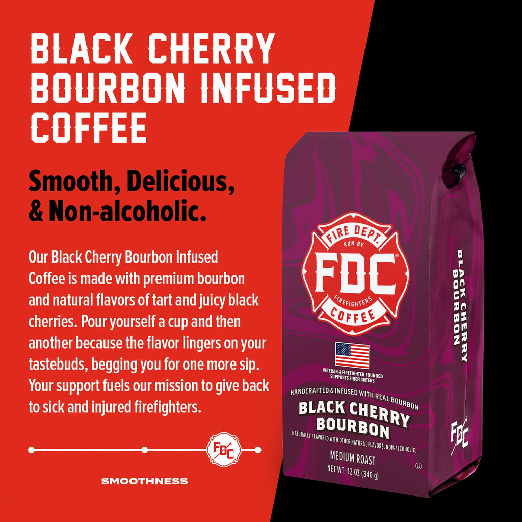 Black Cherry Bourbon Infused Coffee