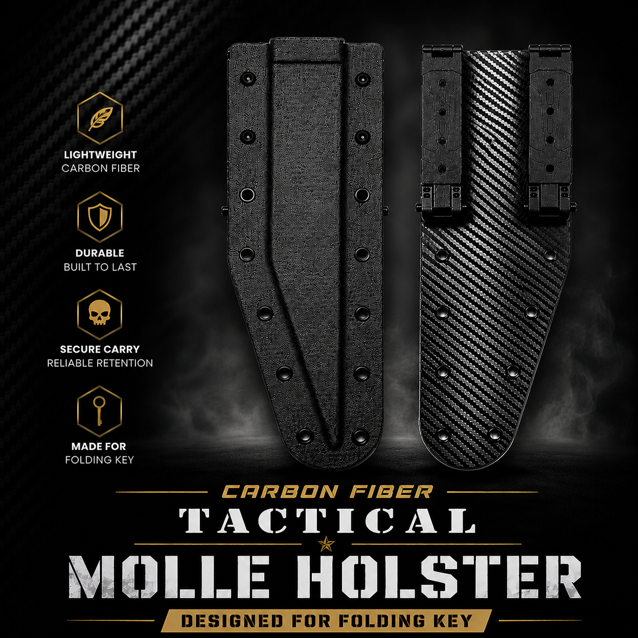 Black CF Molle Holster