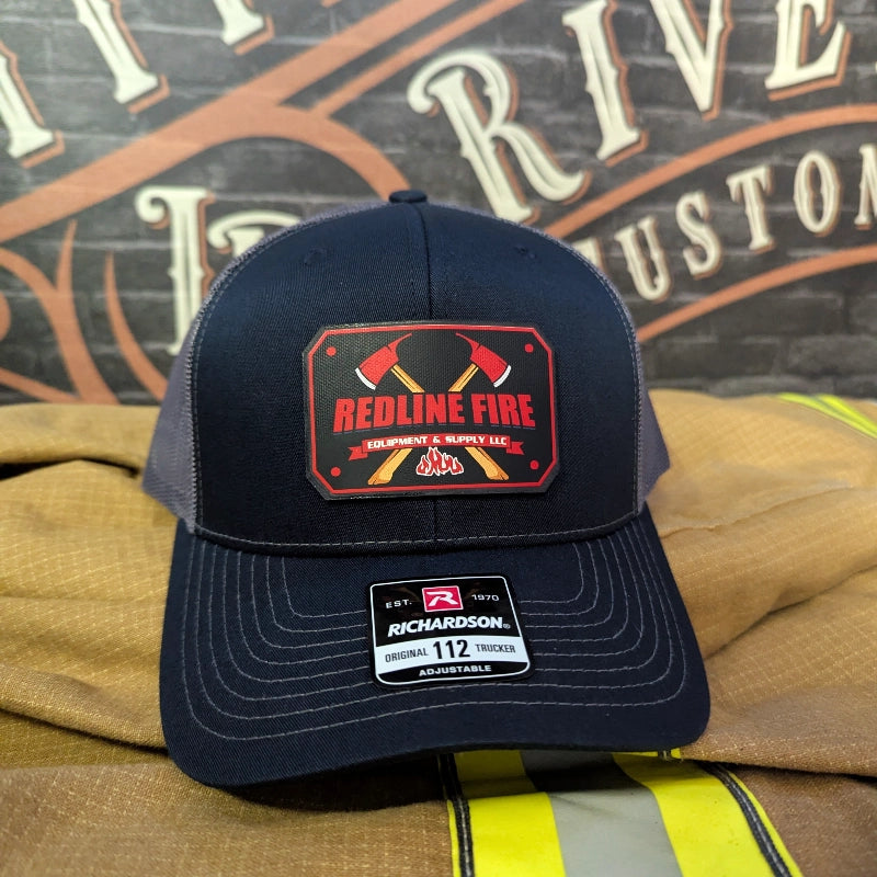 fire department hat with strong fire service identity