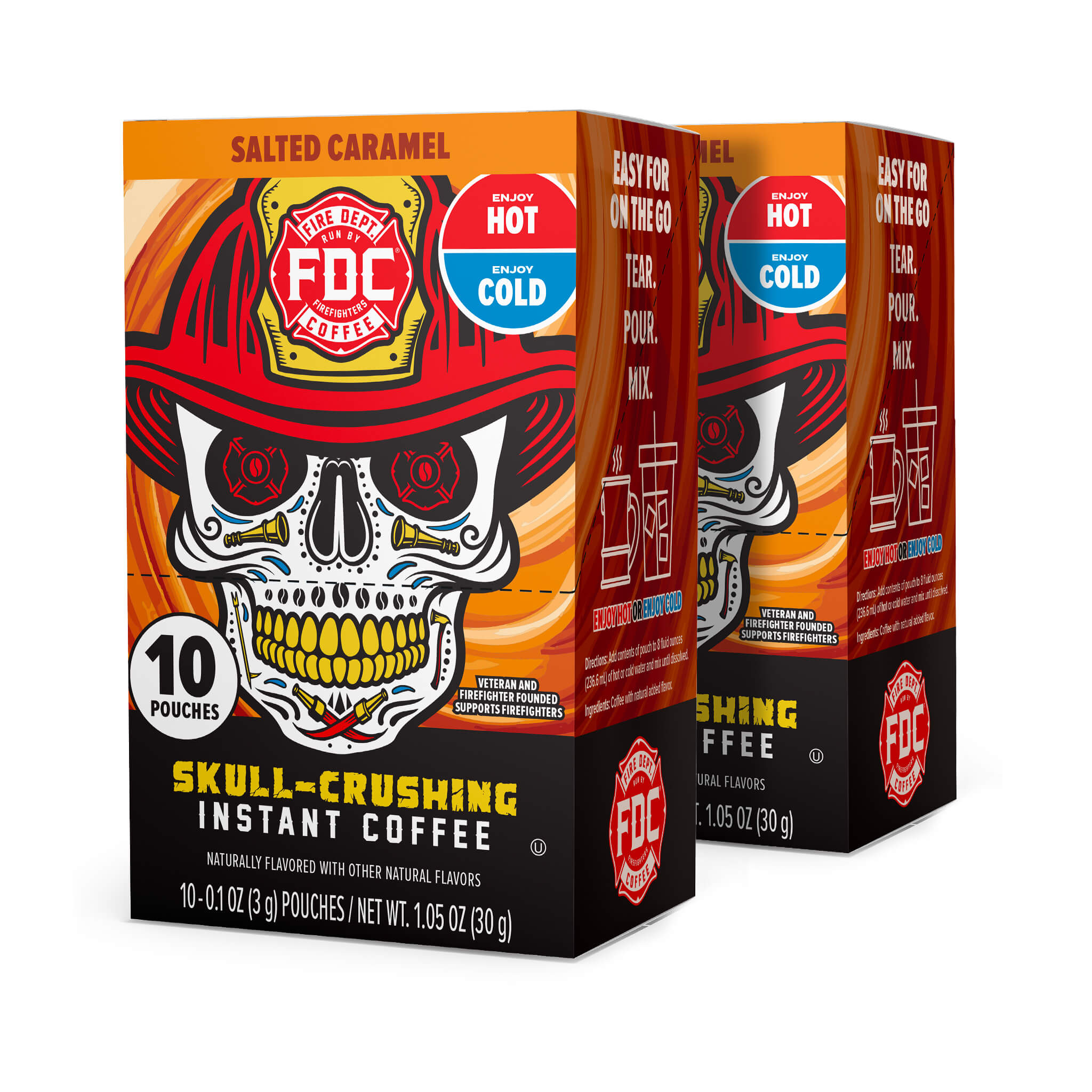 Salted Caramel Skull-Crushing Instant Coffee