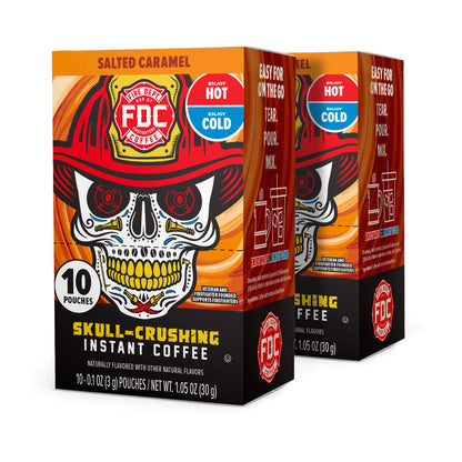 Salted Caramel Skull-Crushing Instant Coffee