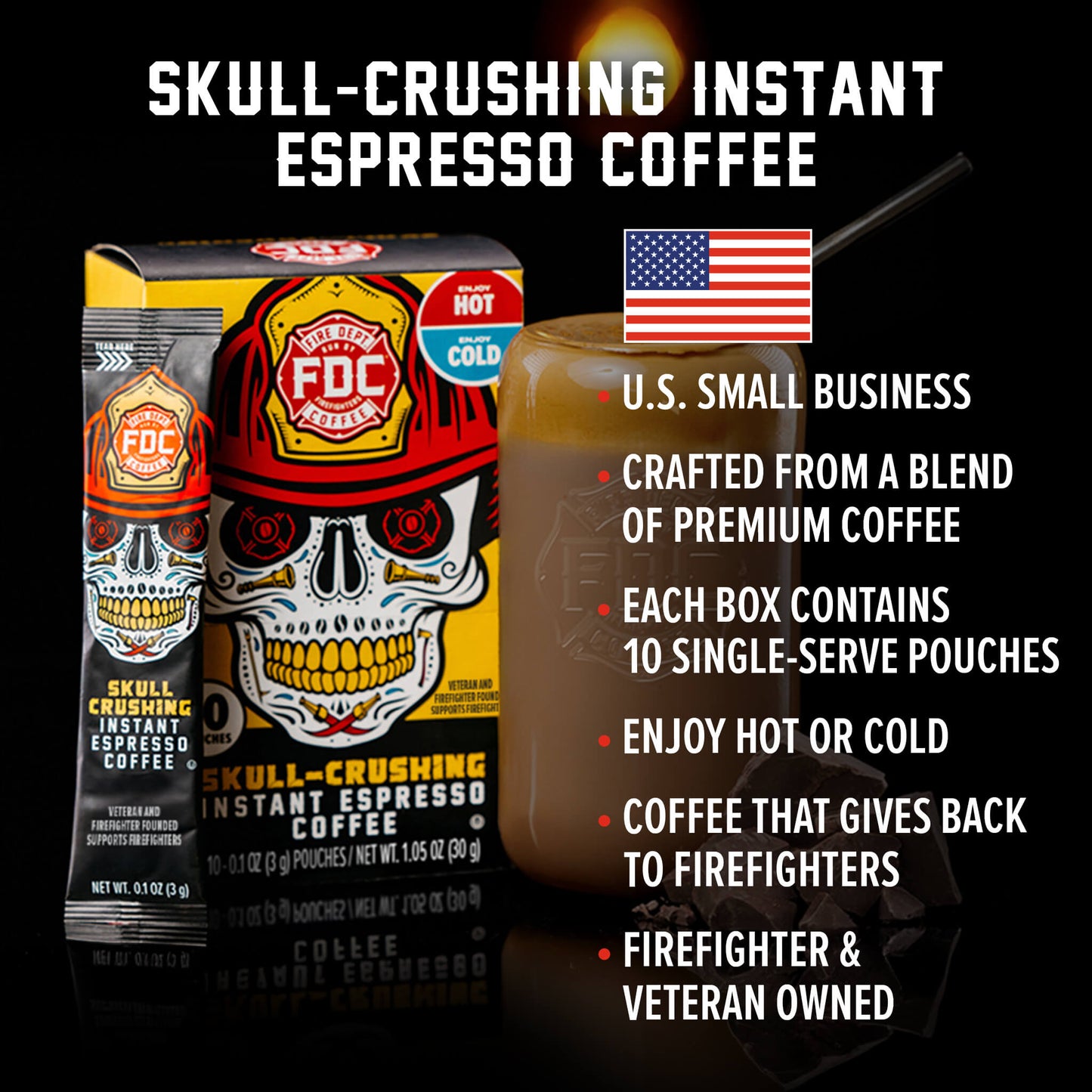 Skull Crushing Instant Espresso Coffee