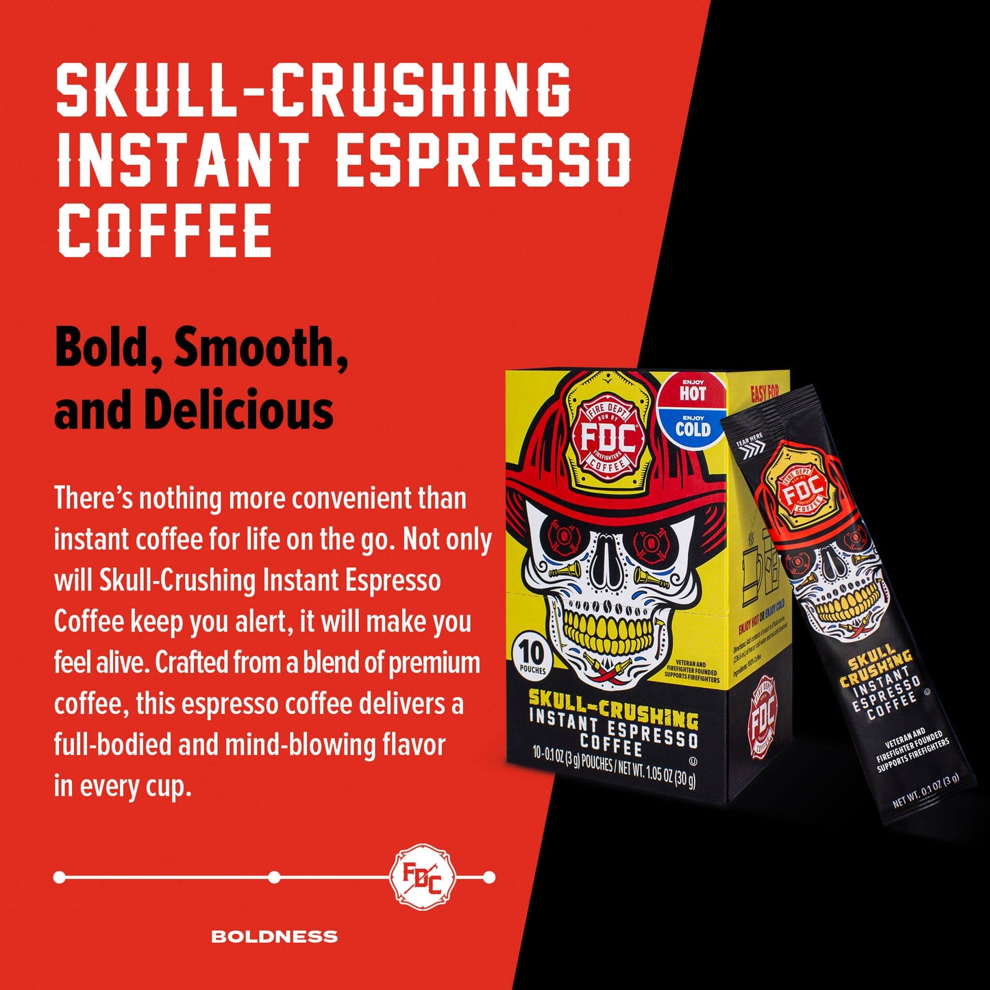 Skull Crushing Instant Espresso Coffee