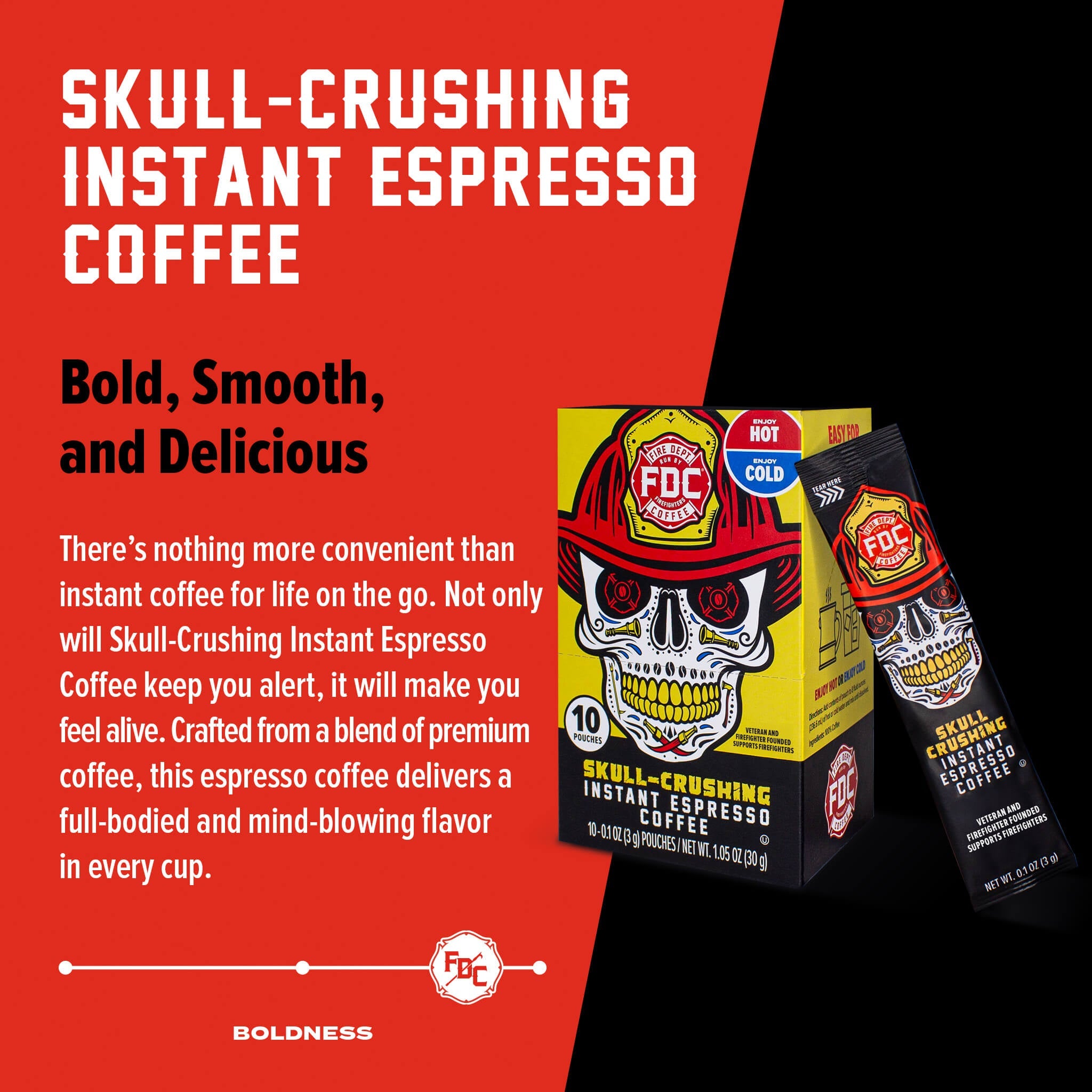 Skull Crushing Instant Espresso Coffee