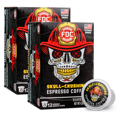 Skull Crushing Espresso Coffee Pods