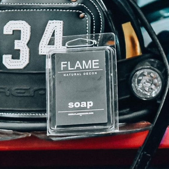 Flame Decon Firefighter soap