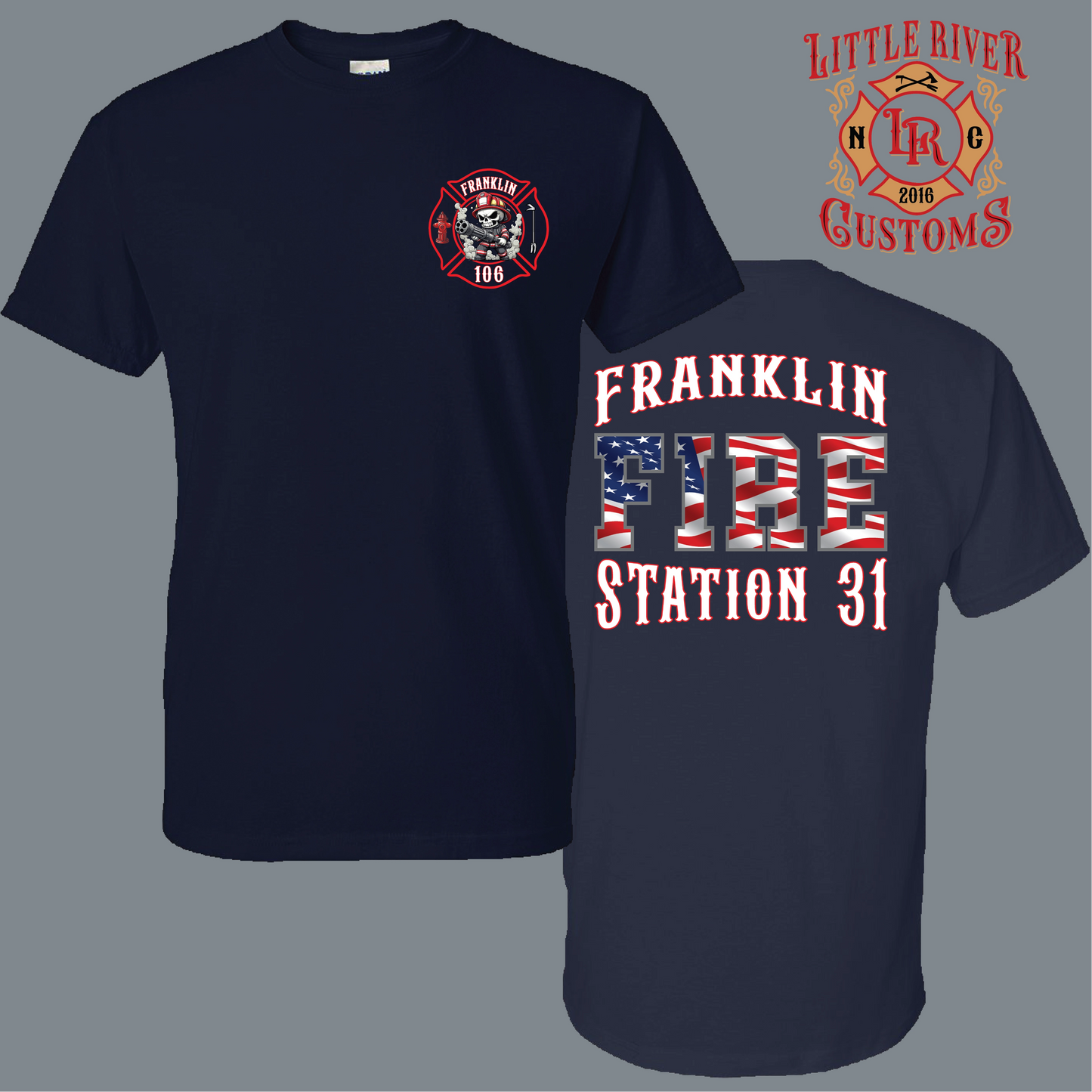 Franklin Fire Department T Shirt