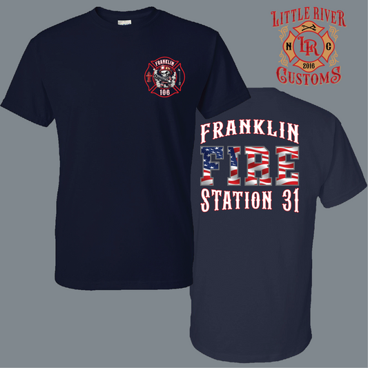 Franklin Fire Department T Shirt