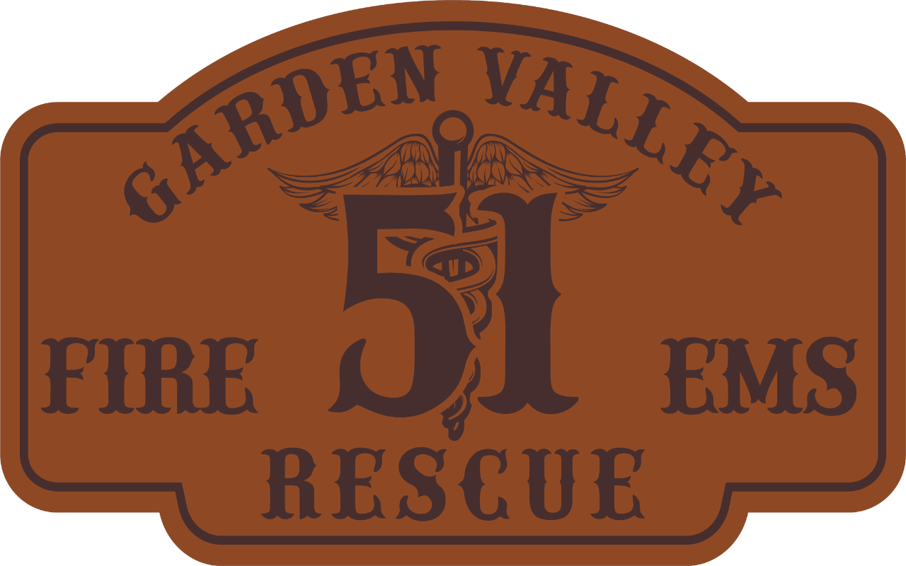 Garden Valley Fire Station Hat Custom Leather Patch Richardson