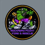 Rockaway Point Firefighter Leather Patch Hat