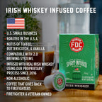 Irish Whiskey Infused Coffee Pods