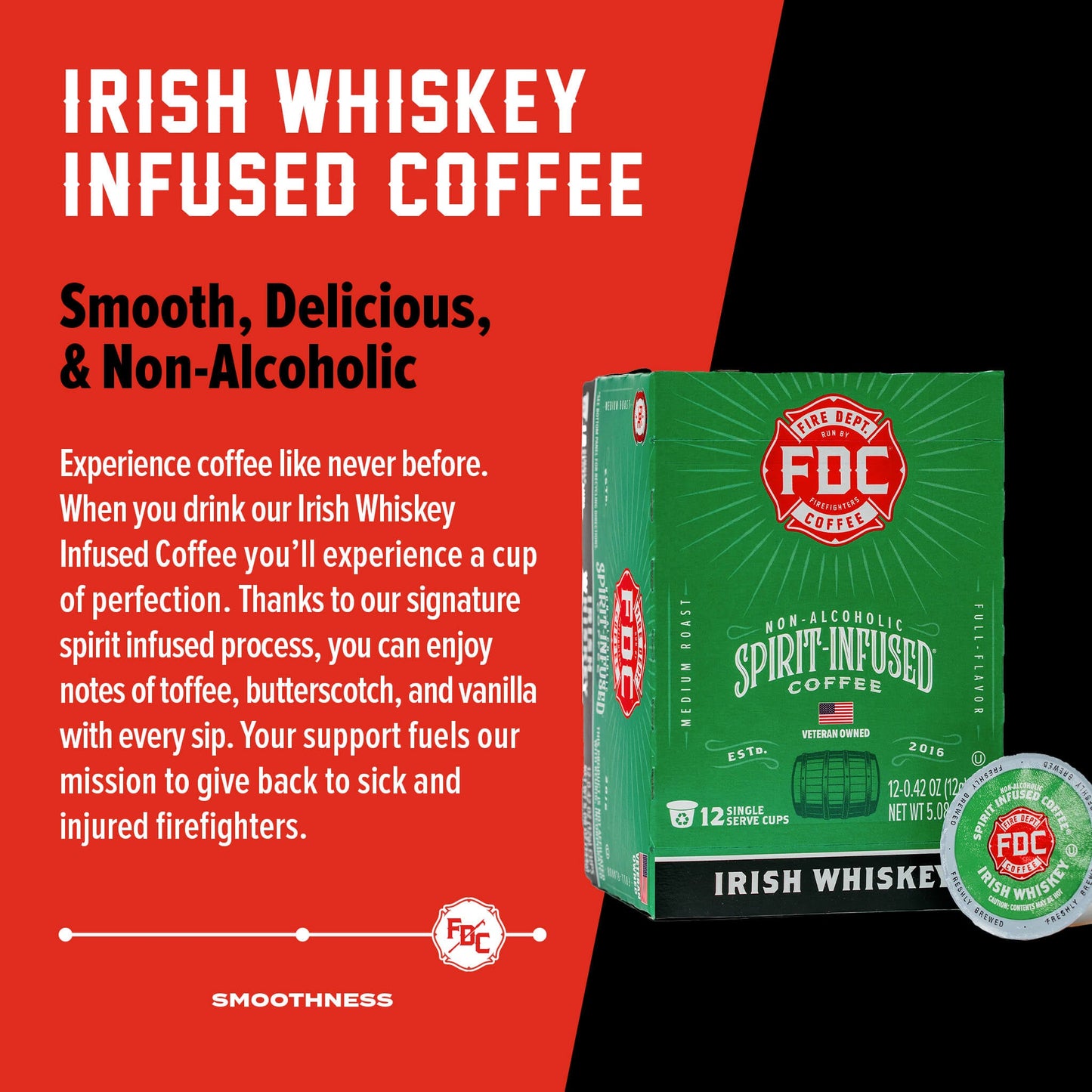 Irish Whiskey Infused Coffee Pods